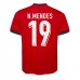 Portugal Nuno Mendes #19 Hjemmedrakt EM 2024 Kortermet